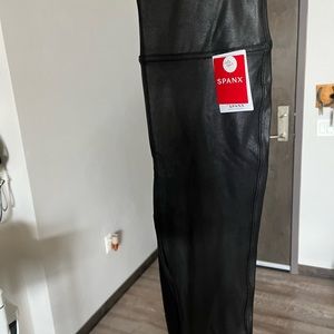 Spanx faux leather leggings